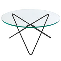 OX Denmarq O pöytä, musta - vihreä marmori