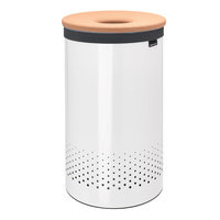 Brabantia Pyykkikori 60L, valkoinen - korkkikansi