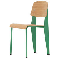 Vitra Standard tuoli, Prouvé Blé Vert - tammi