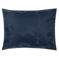 Marimekko Unikko tyynyliina, 50 x 60 cm, tummansininen - sininen