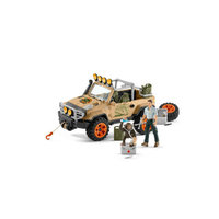 Schleich Wild Life 4x4 Maastoauto ja hahmot