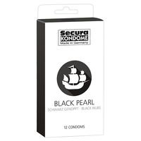 Secura - Black Pearl Kondomi, 12 kpl