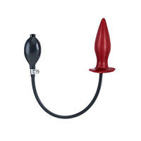 Mister B - Inflatable Butt Plug, punainen M