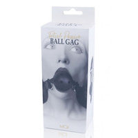 BTB FETISH BALL GAG - MUSTA SUUPALLO HENGITYSAUKOILLA