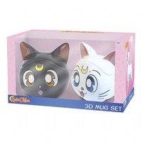 Sailor Moon Luna ja Artemis 3D Cupit (105831)