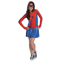 Spider Girl mekko 140cm (Spiderman 610232)