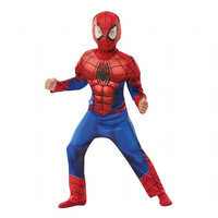 Spiderman Suit Deluxe 104 cm (Spiderman 640841)