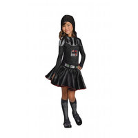 Darth Vader -tyttö 125 cm (Star Wars 886843)