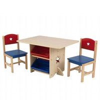 Tähti leikkipöytä ja kaksi tuolia (Kidkraft 26912)