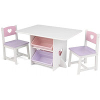 Sydän leikkipöytä ja kaksi tuolia (Kidkraft 26913)