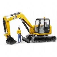 Cat® Mini Excavator with worker (Bruder 02466)