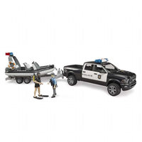 RAM 2500 Police Pickup with trailer (Bruder 02507)