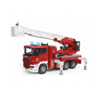 Scania R-series Fire engine + water pump (Bruder 03590)