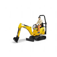 JCB Micro excavator 8010 CTS and man (Bruder 62002)