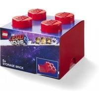 LEGO The Movie 2 Säilytys, punainen 4 nuppi (LEGO Storage 4)