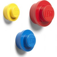 LEGO Hooks 3 kpl punainen, sininen ja keltainen (LEGO Storage 031879)