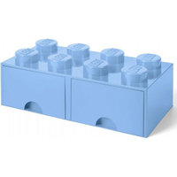 Lego säilytyspalikka 8 nuppia, vaaleansininen (LEGO Storage 061736)