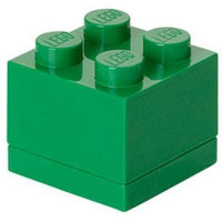 Lego Palikka Mini Box Tummanvihreä (LEGO Storage 4)