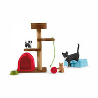 Leikkihetki söpöjen kissojen kanssa (Schleich 42501)