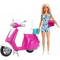 Barbie-skootteri nuken kanssa (Barbie)