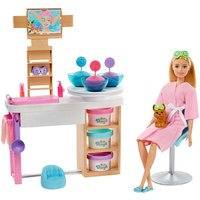 Barbie Face Mask Spa Day Playset (Barbie)