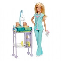 Barbie Baby Doctor Playset Blonde Doll (Barbie)
