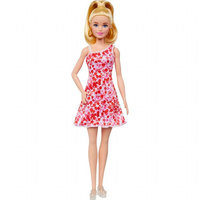 Barbie-nukke punainen kukkainen mekko (Barbie)