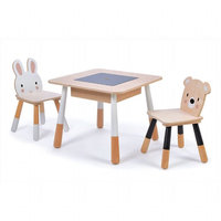 Lasten kalusteet, Pöytä ja 2 tuolia (Tender Leaf 88011)