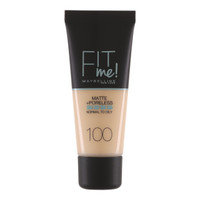 Fit Me Matte+Poreless -meikkivoide 100 Warm Ivory