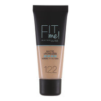 Fit Me Matte+Poreless -meikkivoide 122 Creamy Beige