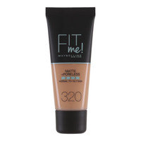 Fit Me Matte+Poreless -meikkivoide 320 Natural Tan