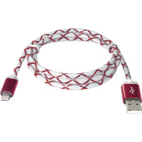 USB-kaapeli 1 m, mikro-USB, punainen
