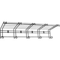 Naulakko 750 x 270 x 140 mm, teräs/musta