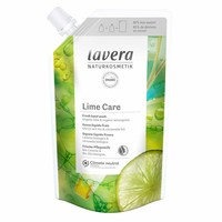 LAVERA Refill Pouch Lime Care Hand Wash -Täyttöpakkaus nestemäinen käsisaippua 500ml, Lavera