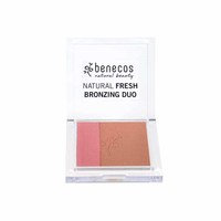 BENECOS Natural Fresh Bronzing Duo -Aurinkopuuteri/Poskipuna Duo Ibiza Nights 8 g, Benecos
