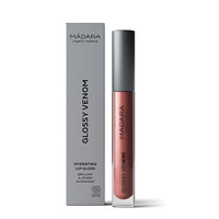 MÁDARA Glossy Venom Hydrating Lip Gloss -Kosteuttava Huulikiilto Magnetic Nude 73, Mádara