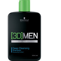 3D Men Deep Cleansing Shampoo 250ml, Schwarzkopf Professional