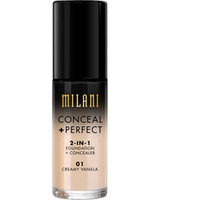 Conceal + Perfect 2 in 1 Foundation, Light Natural, Milani