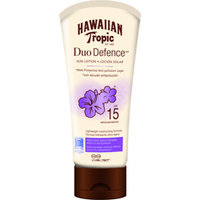 DuoDefence Sun Lotion SPF15, 180ml, Hawaiian Tropic