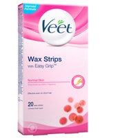 Cold Wax Strips Normal Skin 20PCS, Veet