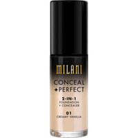 Conceal + Perfect 2 in 1 Foundation, Nude Ivory, Milani