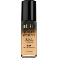 Conceal + Perfect 2 in 1 Foundation, Creamy Natural, Milani