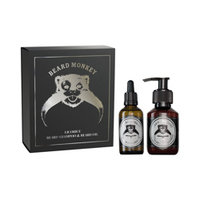 Licorice Set, Beard Shampoo 100ml + Oil 50ml, Beard Monkey