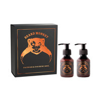 Skincare Set, Face Wash 100ml + Day Cream 100ml, Beard Monkey