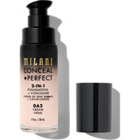 Conceal + Perfect 2 in 1 Foundation, Cream, Milani