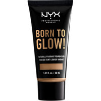 Born To Glow Naturally Radiant Foundation, Caramel 15, NYX Professional Makeup