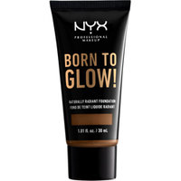 Born To Glow Naturally Radiant Foundation, Mocha 19, NYX Professional Makeup