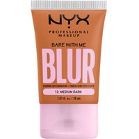 Bare With Me Blur Tint Foundation, 30ml, 12 Medium Dark, NYX Professional Makeup