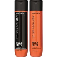 Total Results Mega Sleek Conditioner 250ml + Shampoo 300ml, Matrix