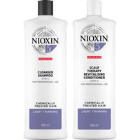 System 5 Cleanser 1000ml + Scalp Revitaliser 1000ml, Nioxin